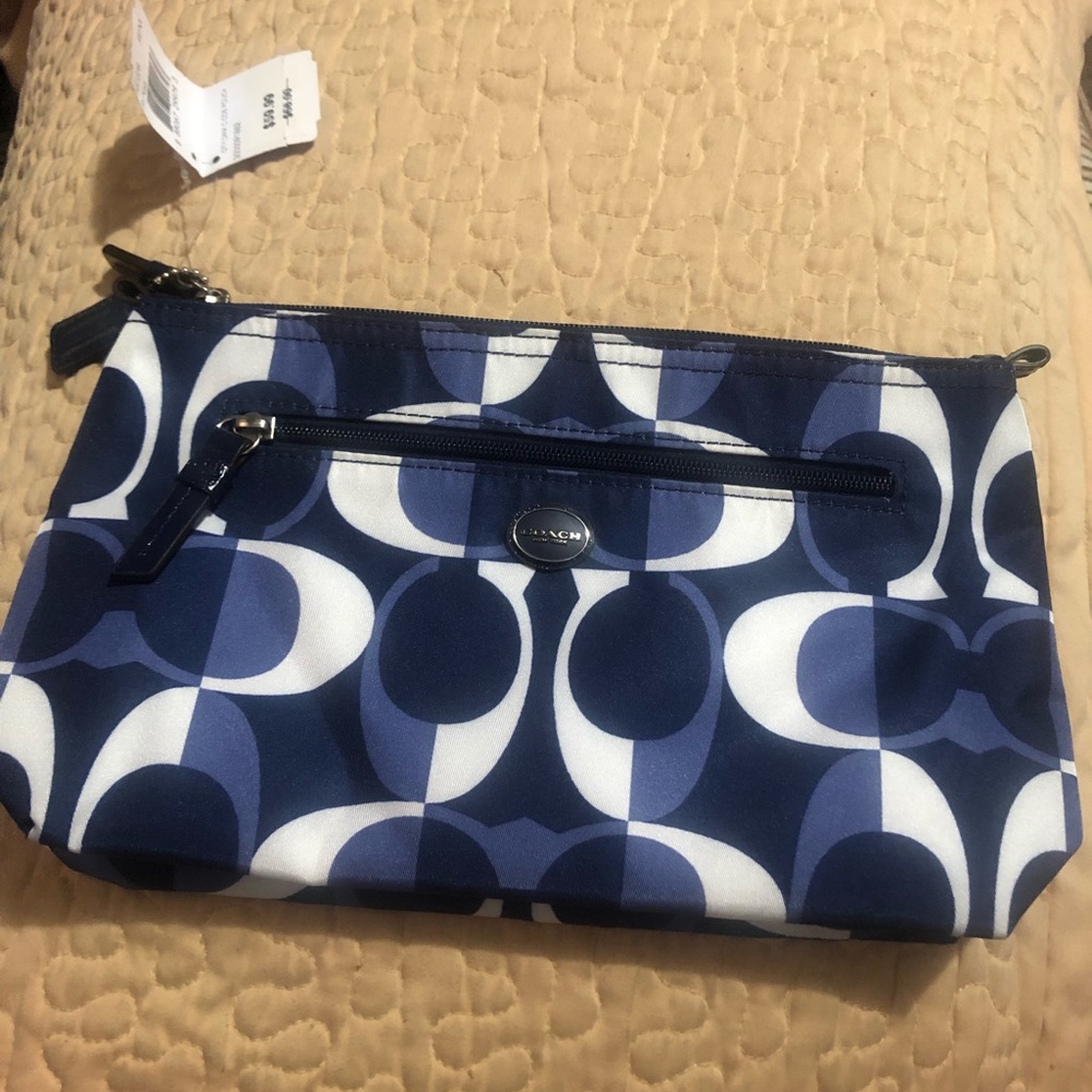 Navy blue Coach Cosmetic pouch